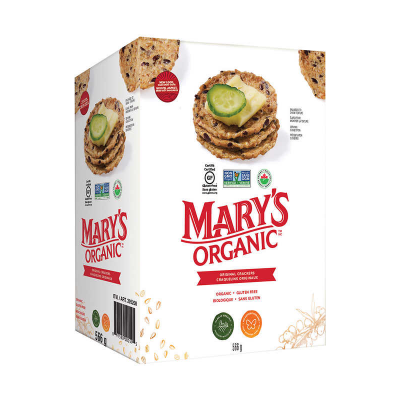 Mary's Organic Original Crackers玛丽有机原味无麸质薄脆饼干，566克